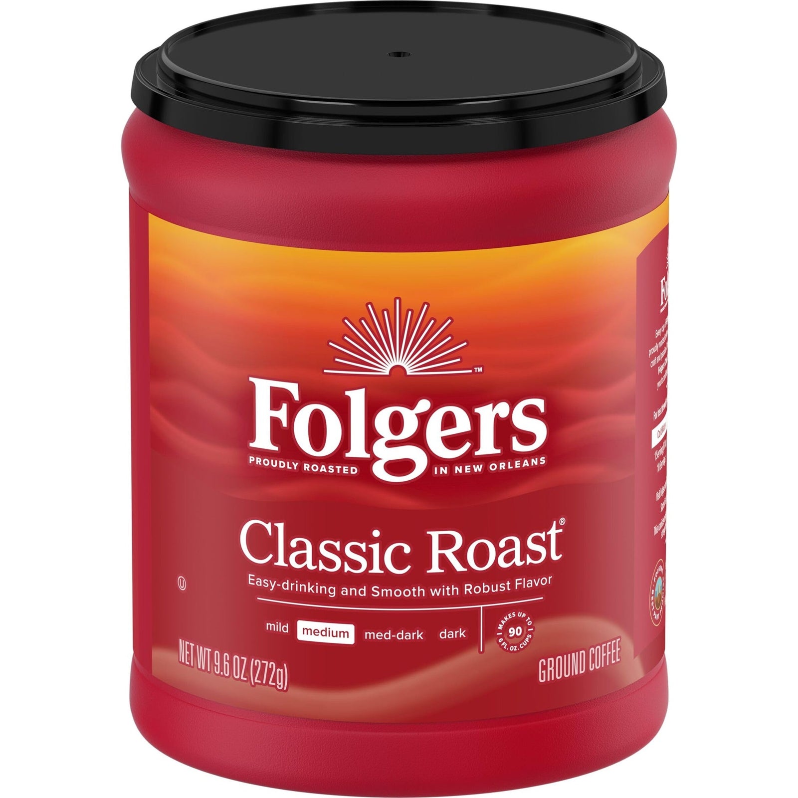 Folgers Classic Roast Ground Coffee (9.6 oz)