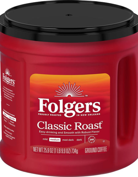 Folgers Classic Roast Ground Coffee (25.9 oz)