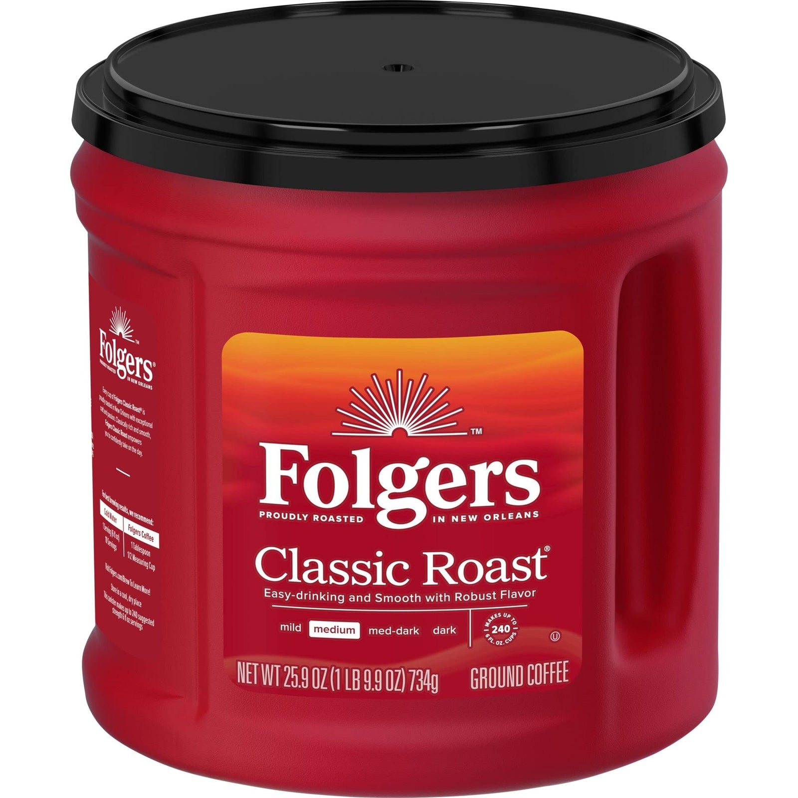 Folgers Classic Roast Ground Coffee (25.9 oz)