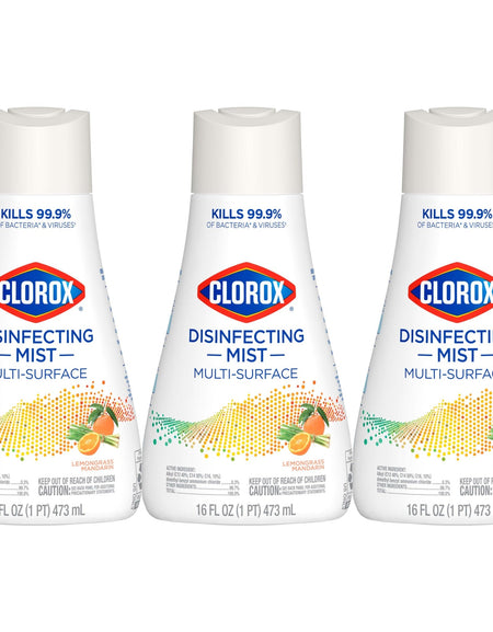 Clorox Disinfecting Mist Lemongrass Mandarin (16 oz, 3 Refills)