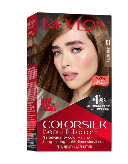 Revlon Colorsilk Hair Color Light Brown (1 Pack)