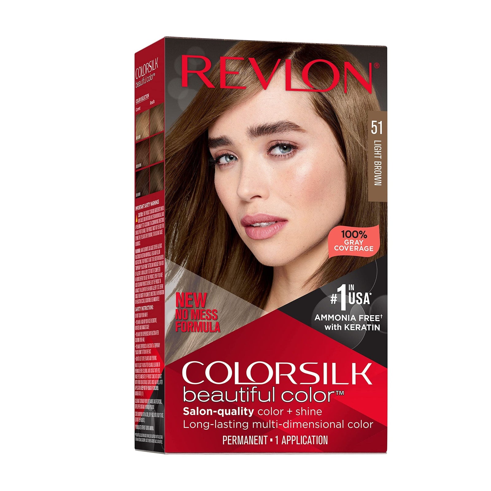 Revlon Colorsilk Hair Color Light Brown (1 Pack)