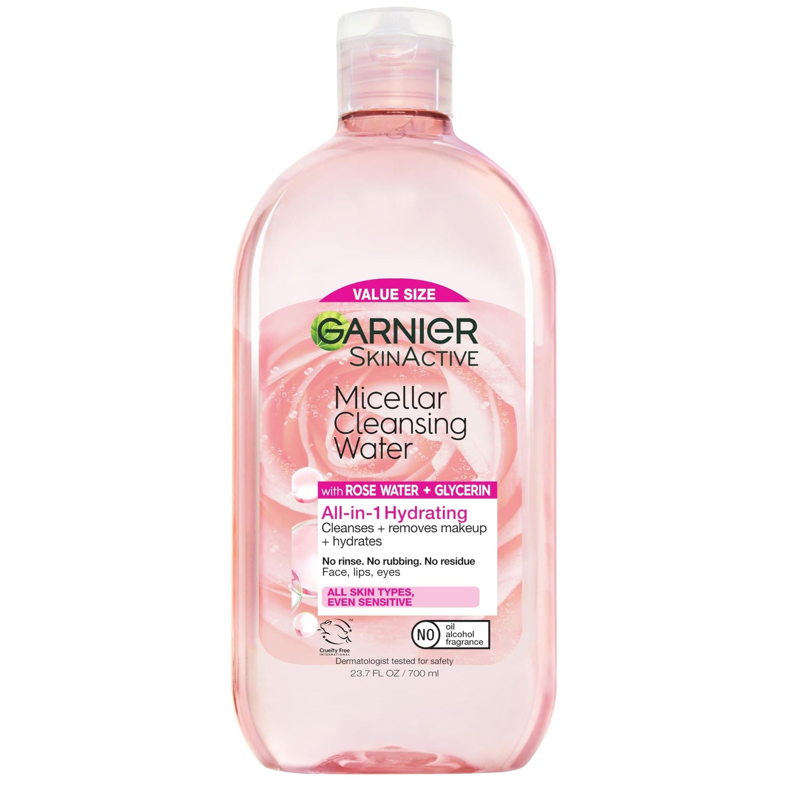Garnier Micellar Water with Rose Water (23.7 oz)