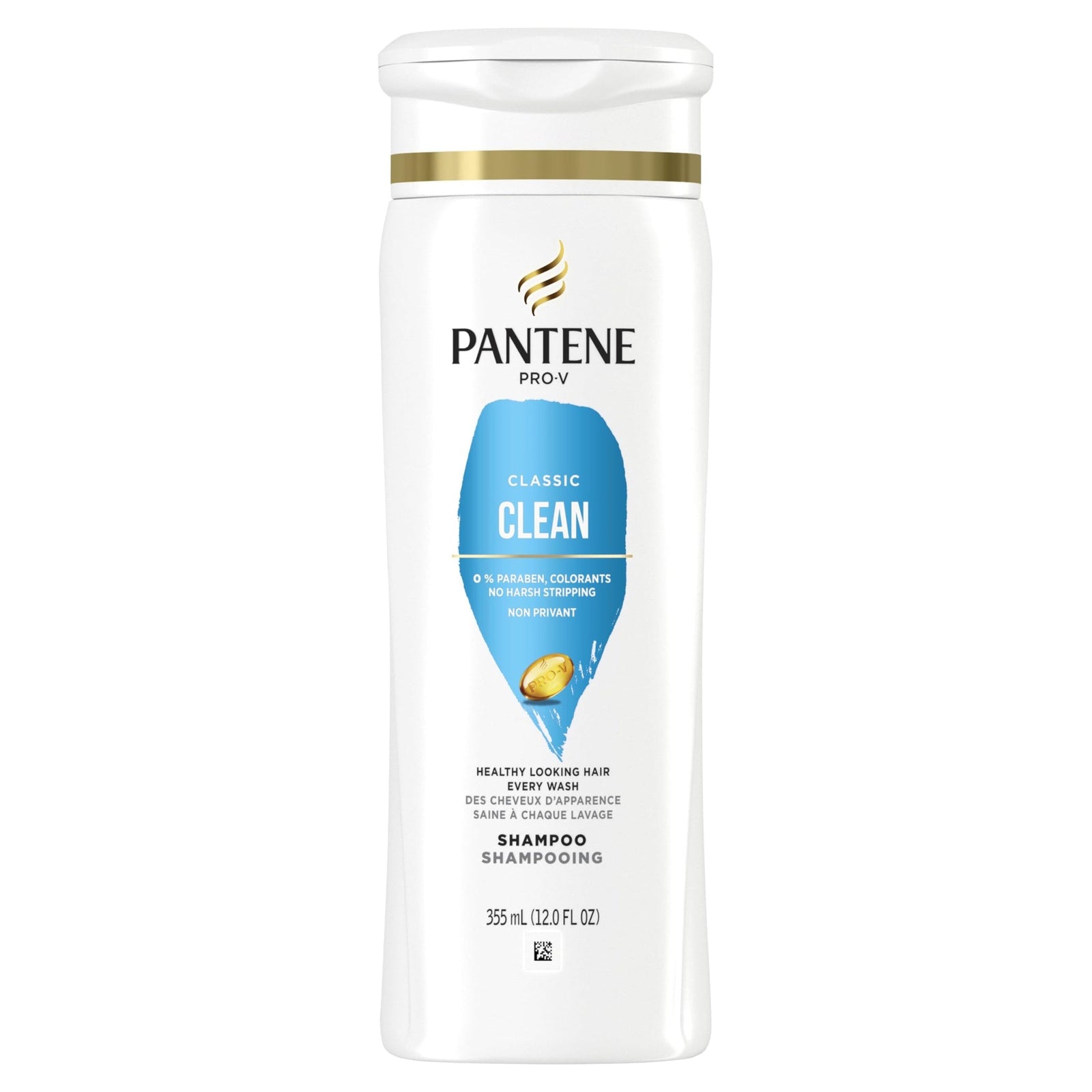 Pantene Classic Clean Shampoo (12 oz)