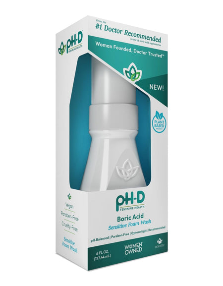 pH-D Feminine Wash Boric Acid Foam (6 oz)