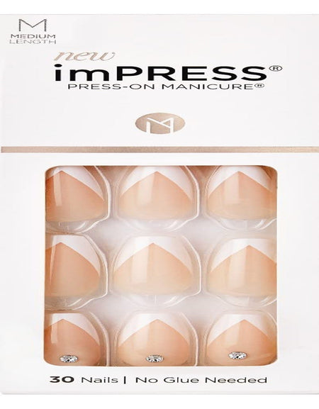 Kiss Impress Press-On Nails "So French" (30 ct, 3-pack)