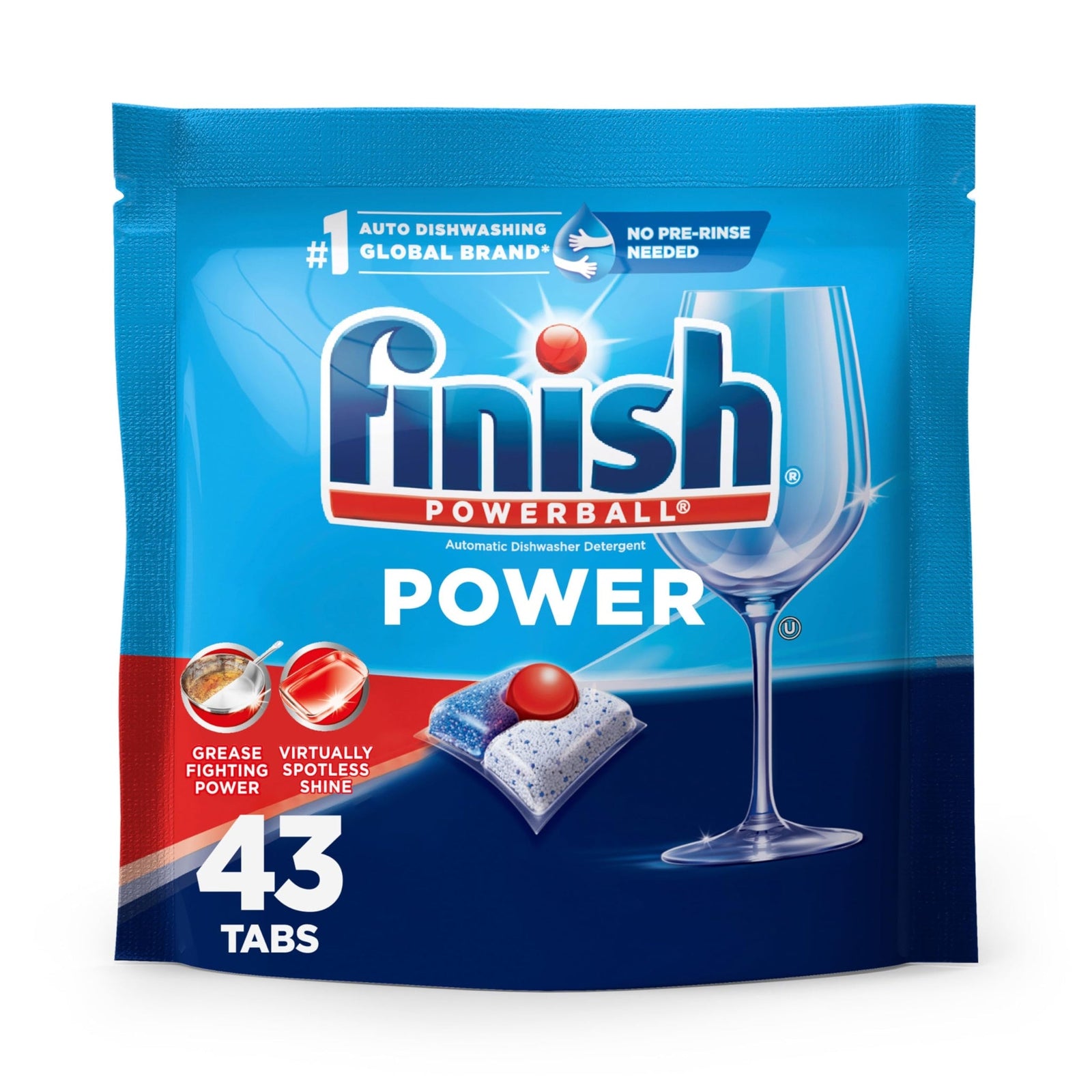 Finish Power Dishwasher Pods (43 ct)