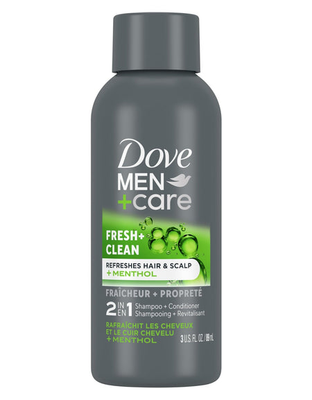 Dove Men+Care 2-in-1 Shampoo + Conditioner Fresh & Clean (3 oz)