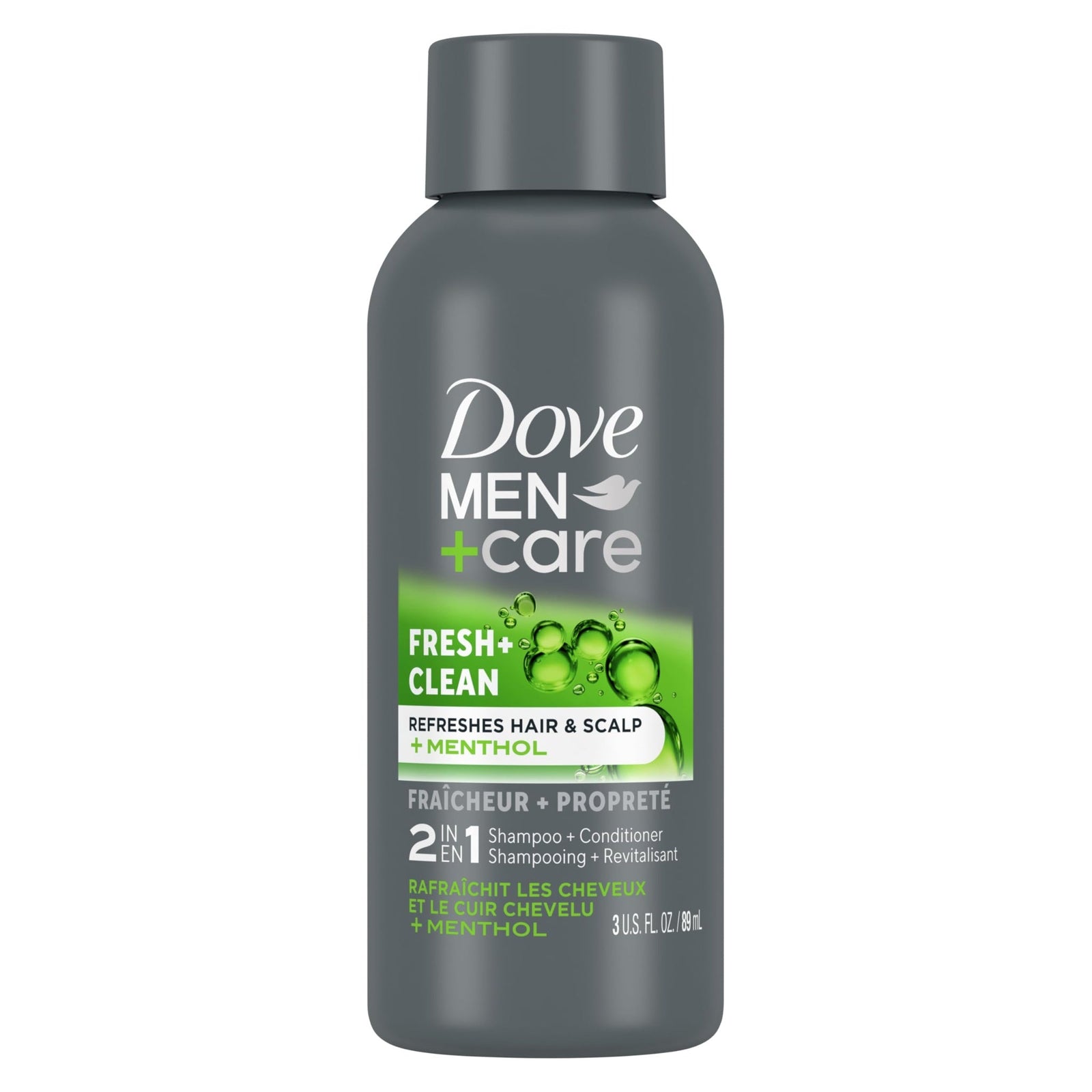 Dove Men+Care 2-in-1 Shampoo + Conditioner Fresh & Clean (3 oz)