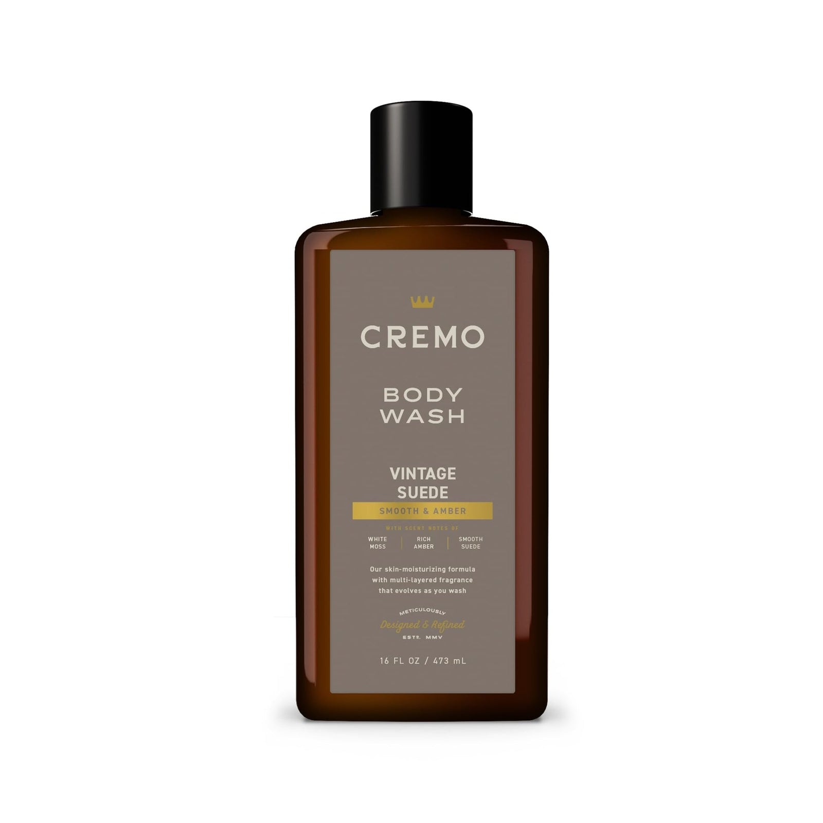Cremo Body Wash Vintage Suede (16 oz)
