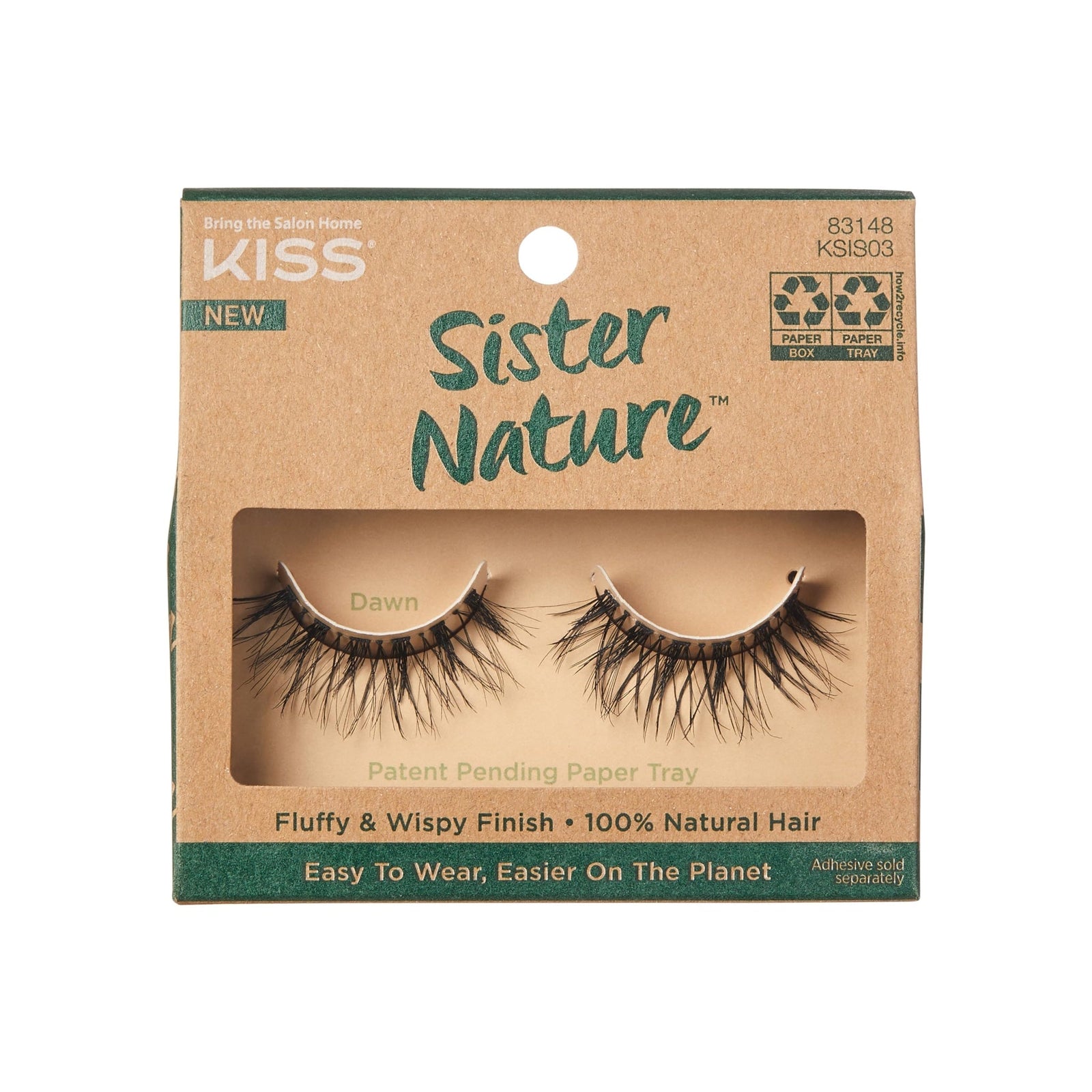 Kiss Sister Nature Lashes "Dawn" (1 pair)