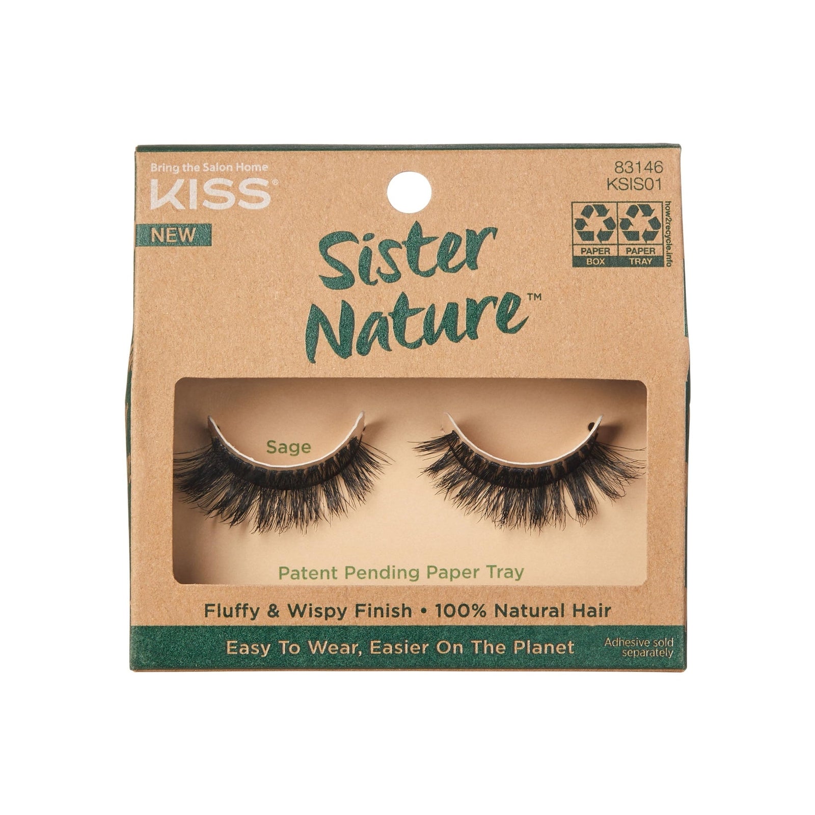 Kiss Sister Nature Lashes "Sage" (1 pair)