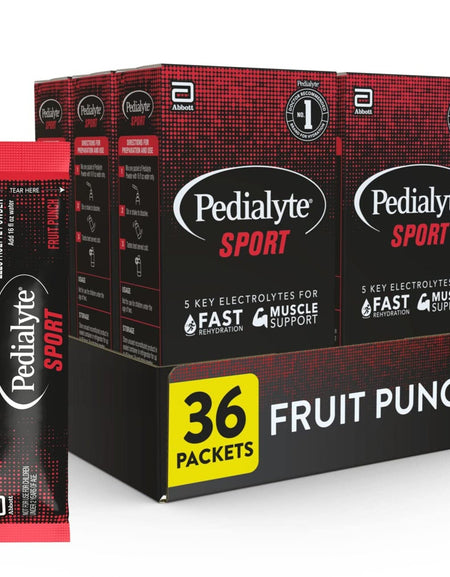 Pedialyte Sport Electrolyte Powder Fruit Punch (6 ct)