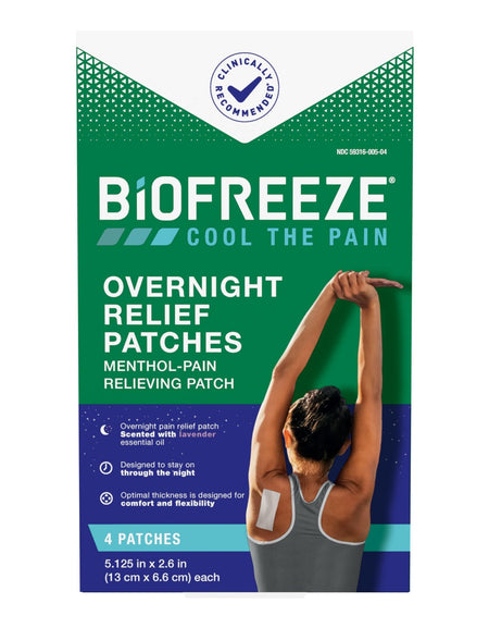 Biofreeze Pain Relief Patches (4 ct)