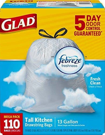 Trash Bag Fresh Scent (13 gal, 110 ct)