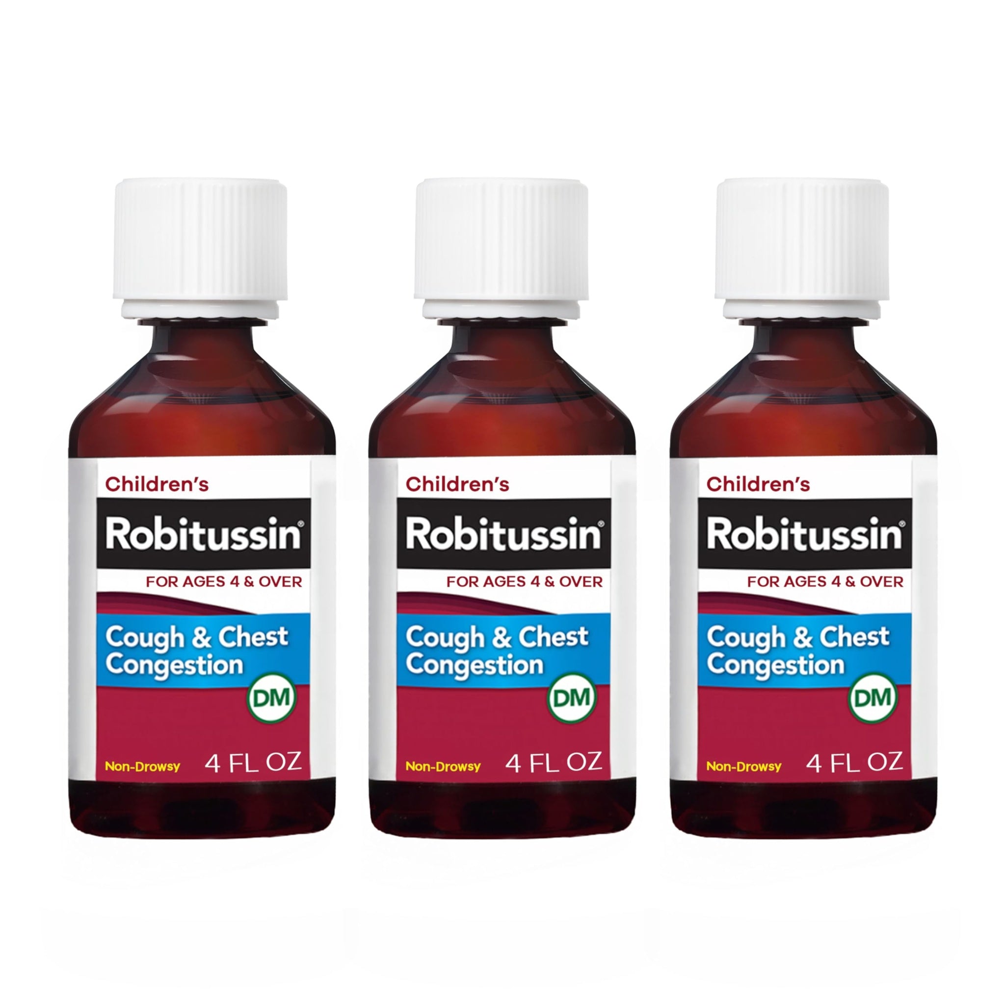 Robitussin Children's Cough DM Grape (4 oz, 3-pack)