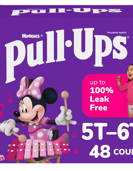 Pull-Ups Girls' Training Pants Size 5T-6T (48 ct)