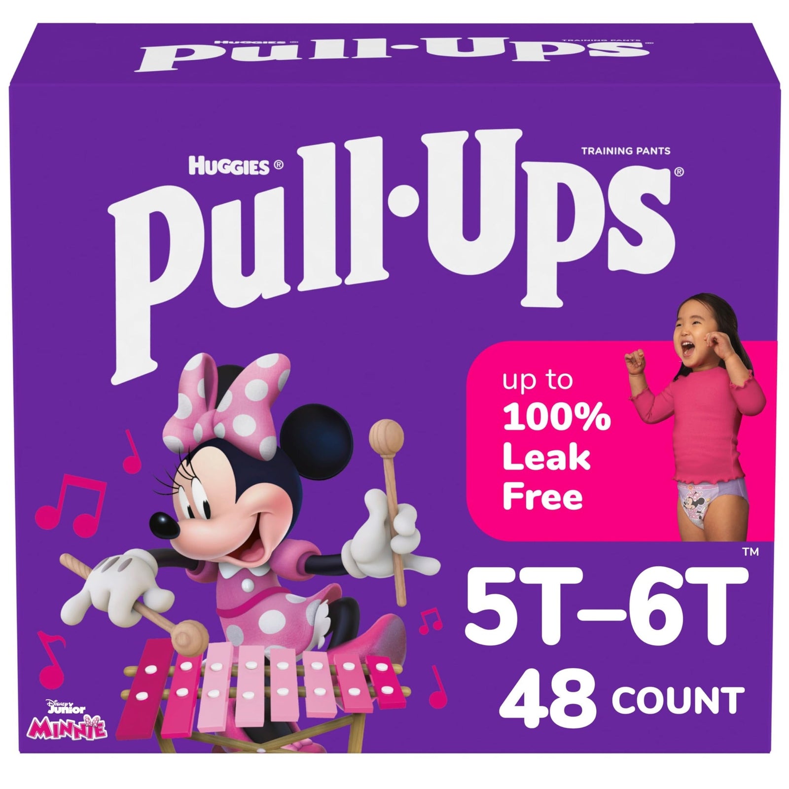 Pull-Ups Girls' Training Pants Size 5T-6T (48 ct)