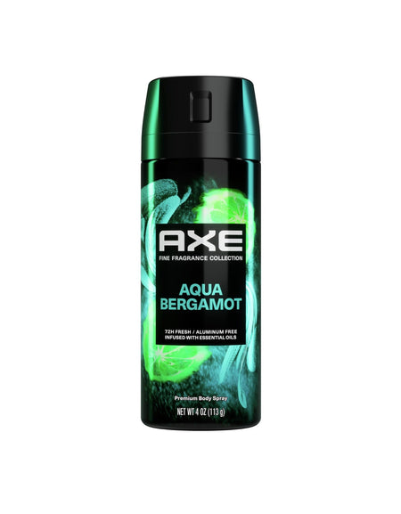 Axe Premium Body Spray Aqua Bergamot (4 oz)