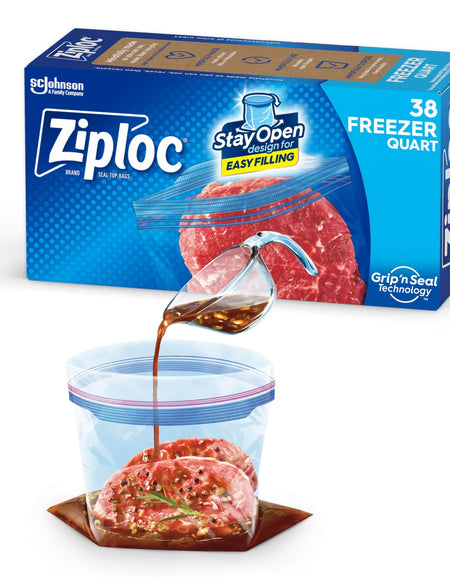 Ziploc Freezer Bags (38 Count)