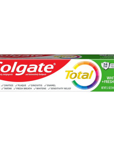 Colgate Total Whitening + Fresh Boost Toothpaste Gel (5.1 oz)