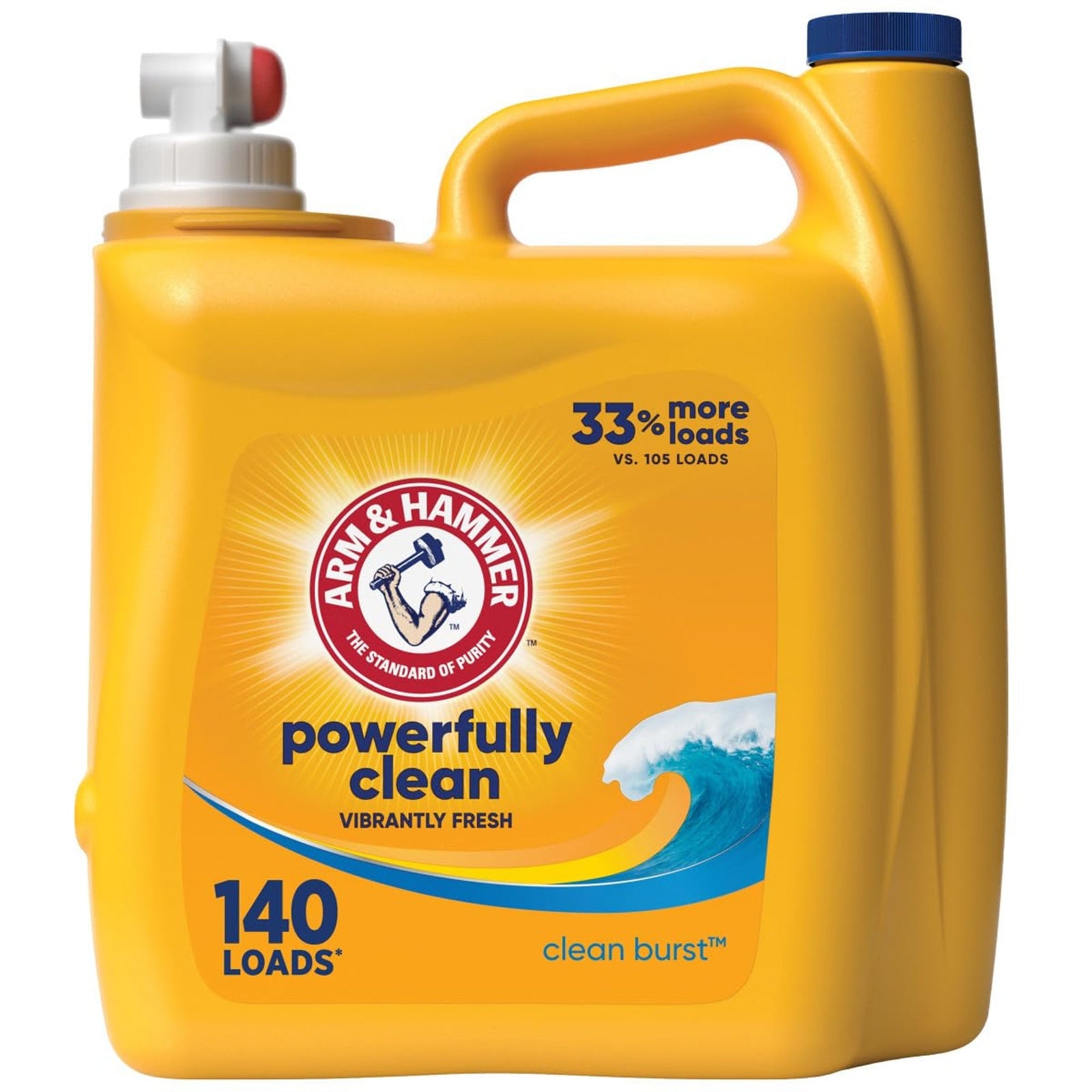 ARM & HAMMER Clean Burst Laundry Detergent (140 oz)