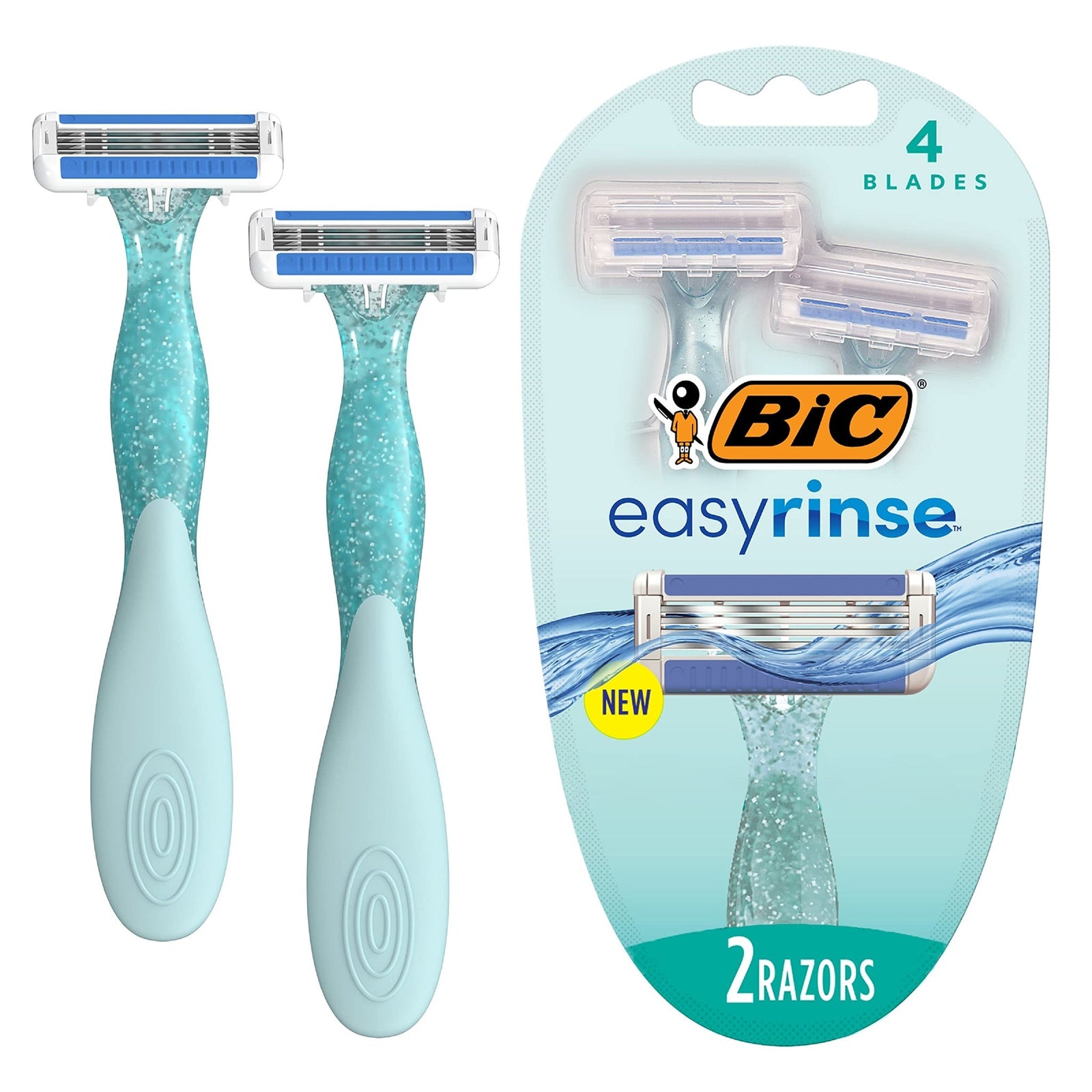 BIC EasyRinse Women's Disposable Razors (2 Count)