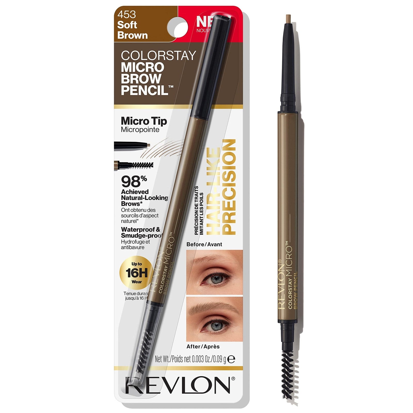 Revlon ColorStay Eyebrow Pencil Soft Brown (0.003 oz)