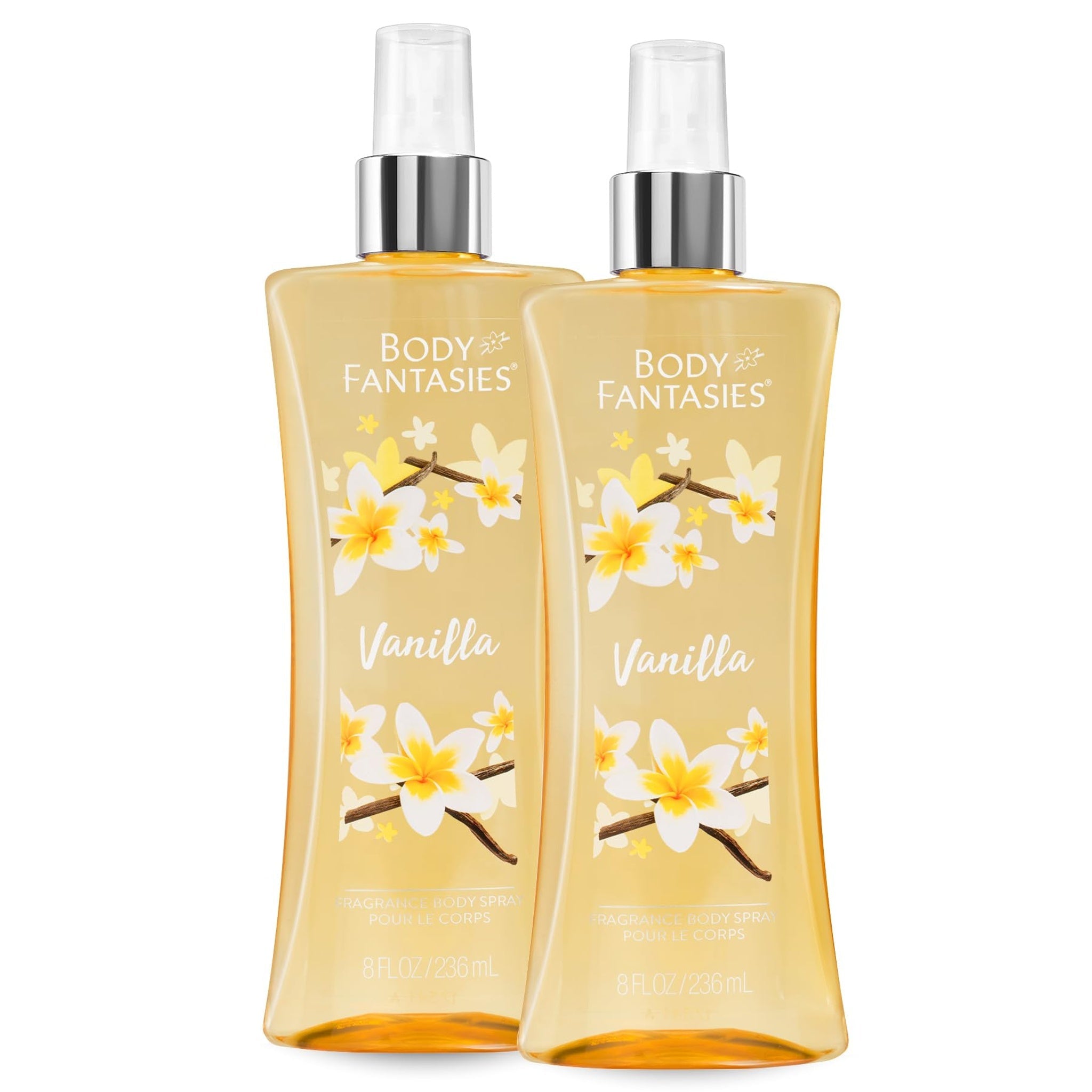 Body Fantasies Body Spray Vanilla (8 oz, 2 Pack)