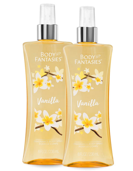 Body Fantasies Body Spray Vanilla (8 oz, 2 Pack)