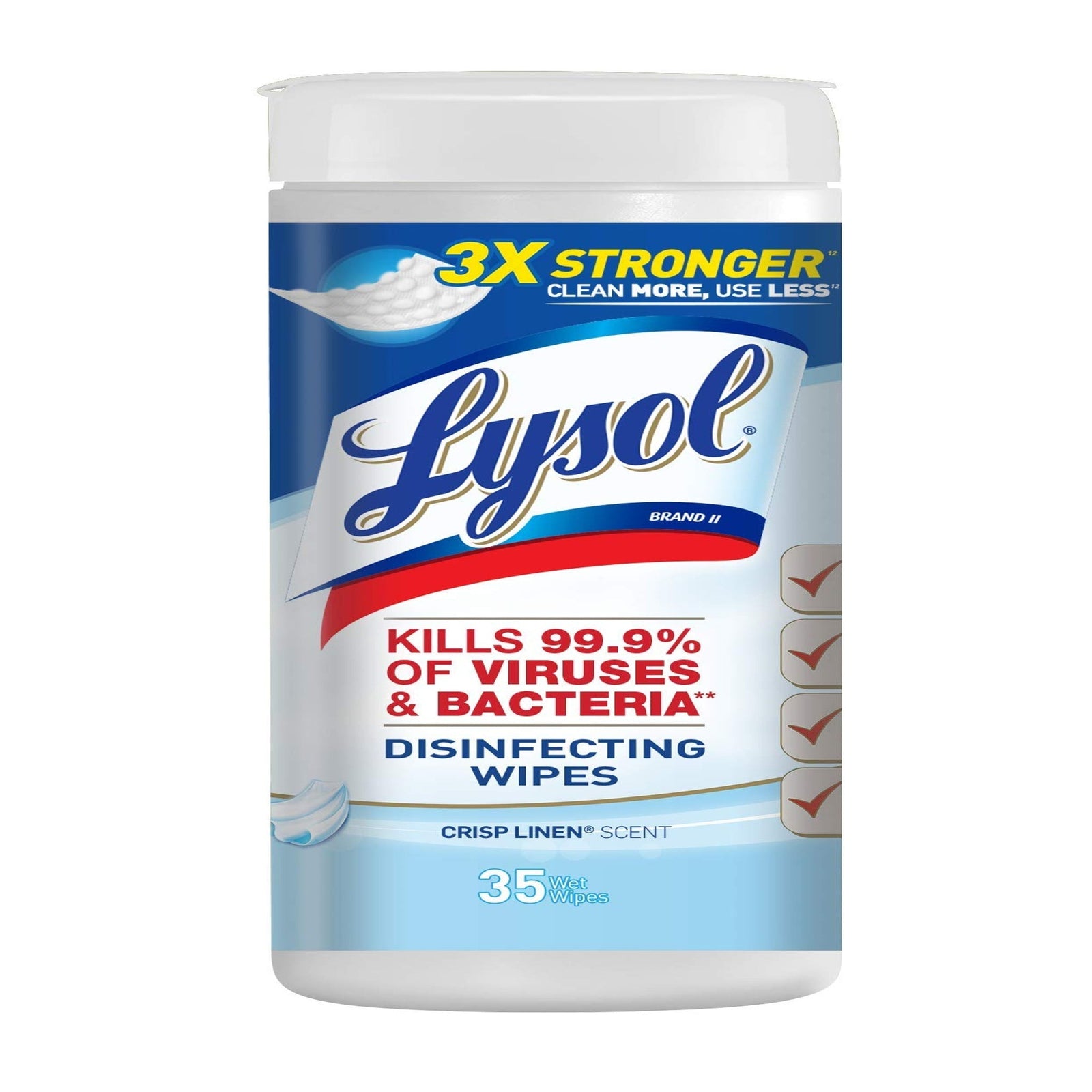 Lysol Disinfecting Wipes Crisp Linen (35 Count)