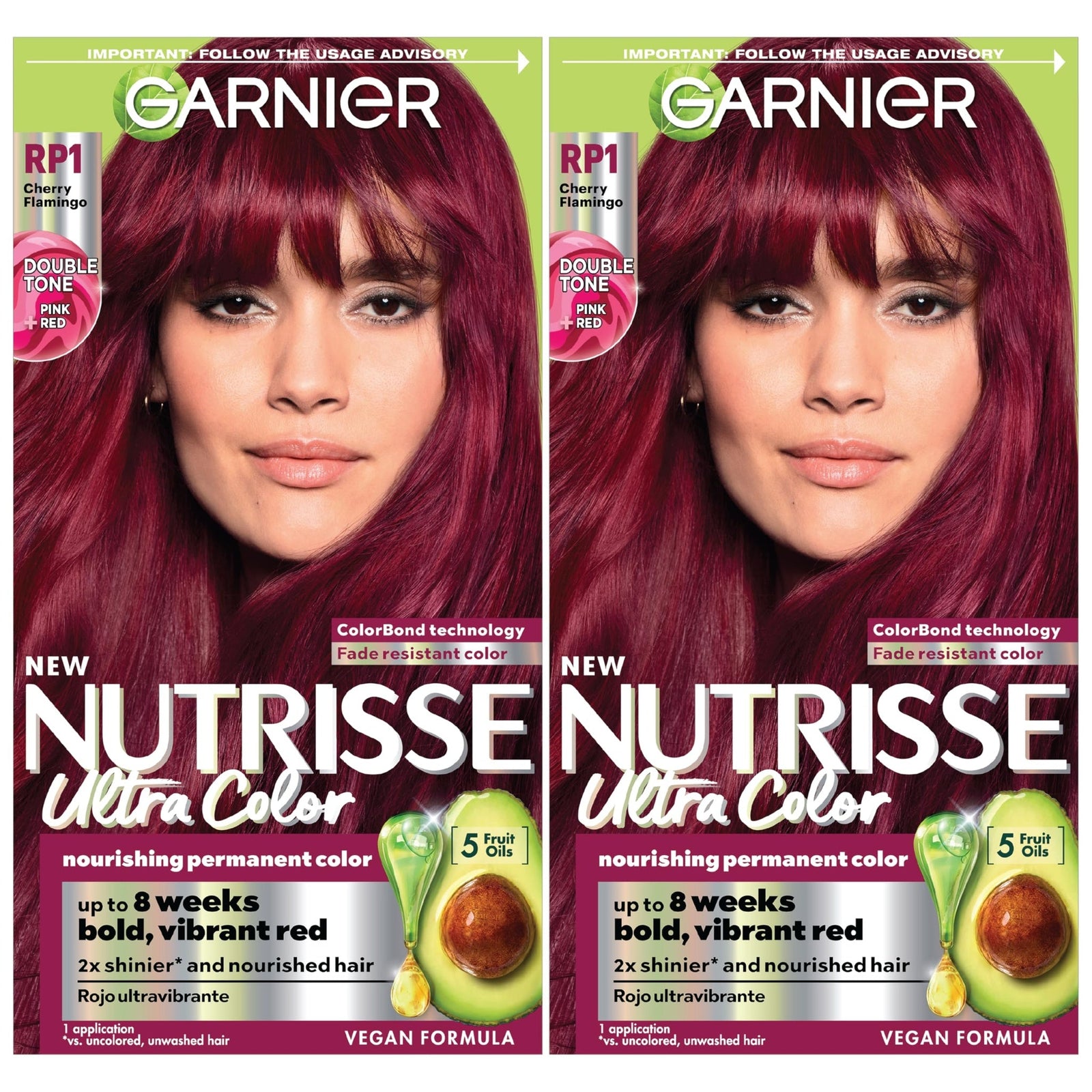Garnier Nutrisse Hair Color RP1 Cherry Flamingo (2 ct)