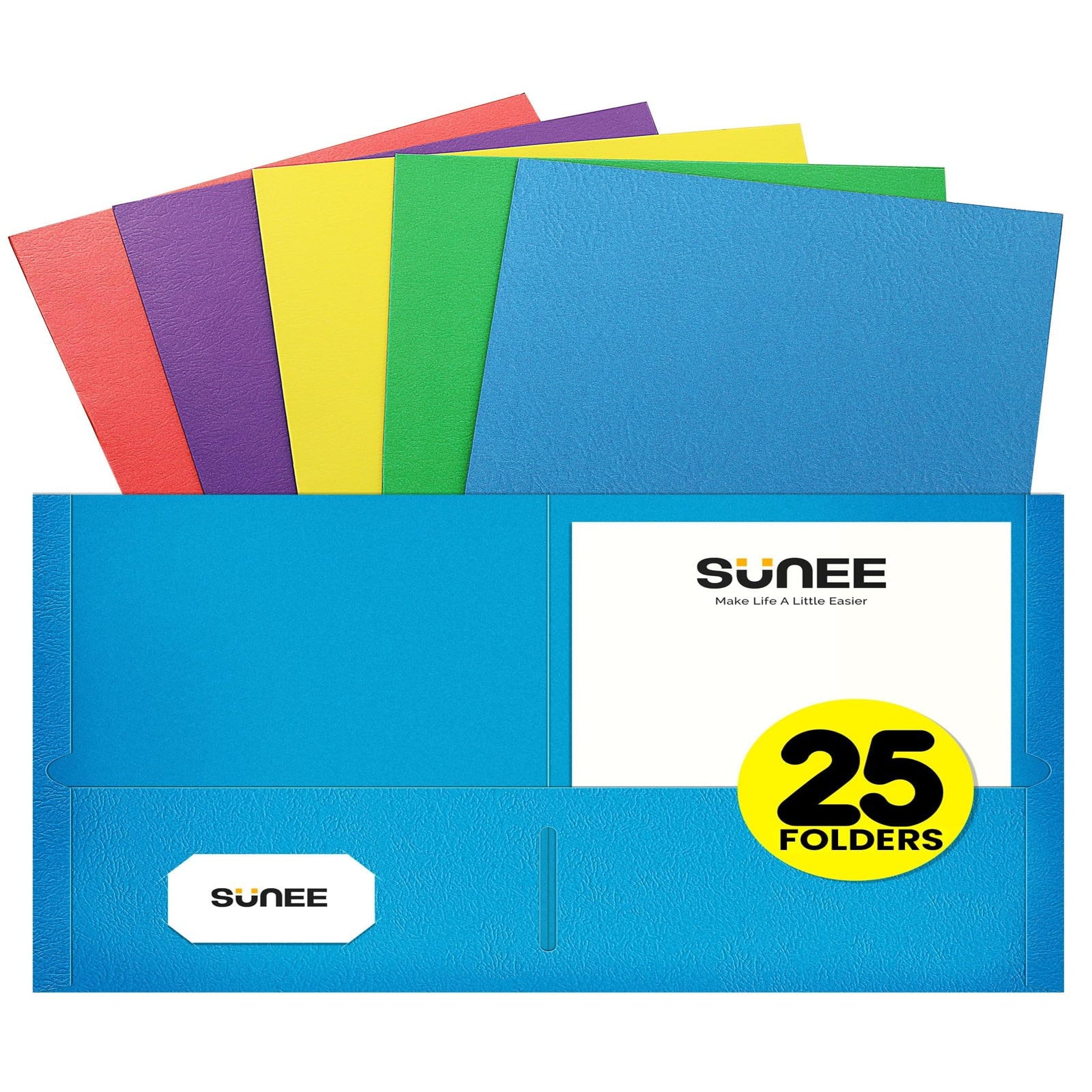 SUNEE Pocket Folders (25 ct)