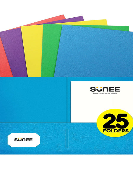 SUNEE Pocket Folders (25 ct)