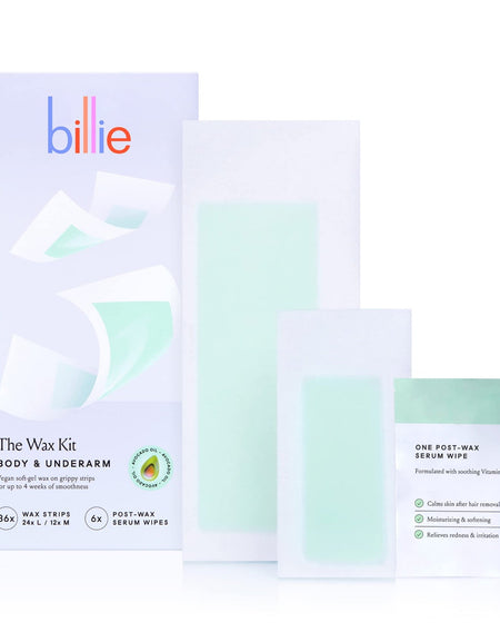 Billie Wax Kit Body & Underarm (36 strips + 6 wipes)