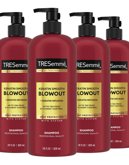 TRESemmé Keratin Smooth Shampoo (28 oz, 4-pack)