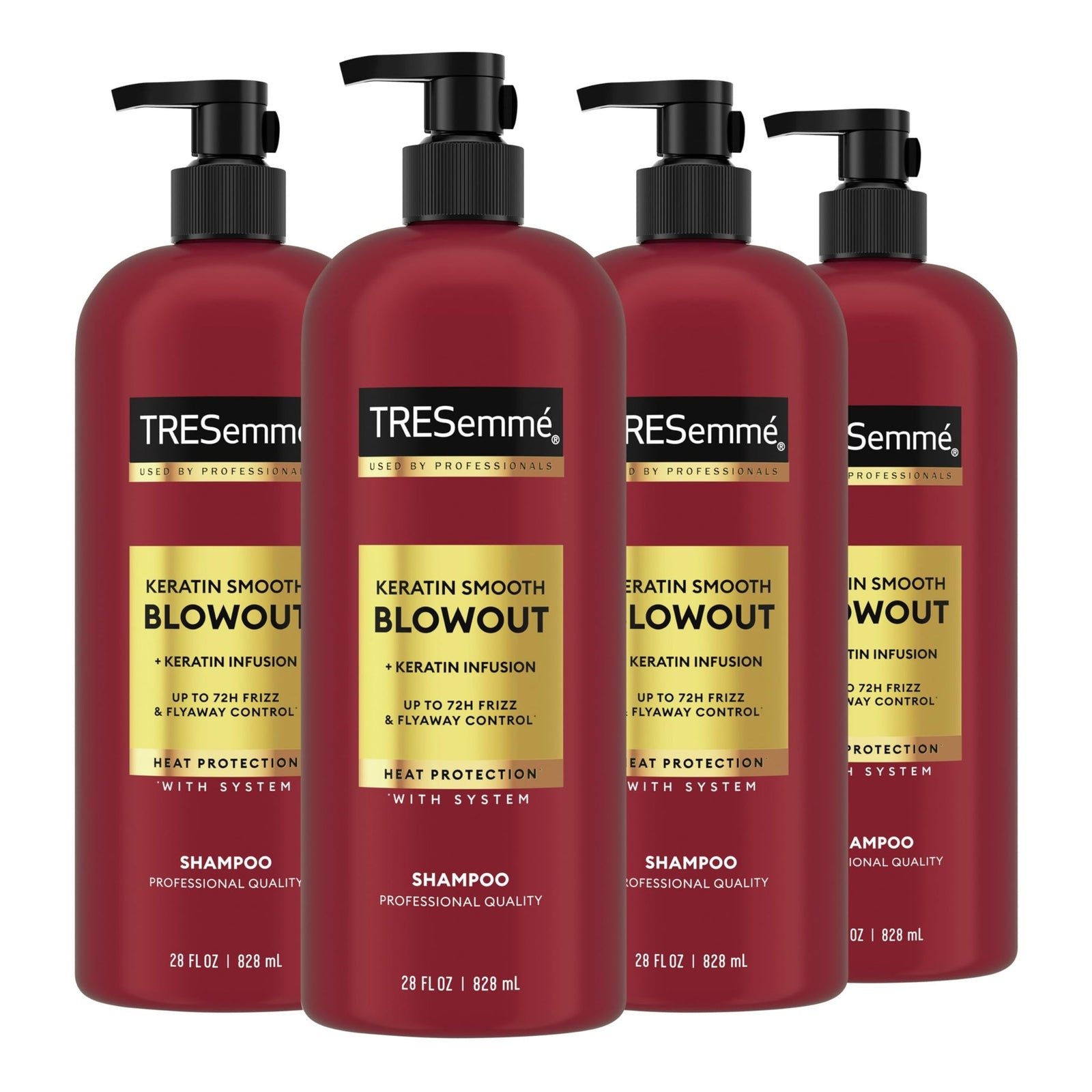 TRESemmé Keratin Smooth Shampoo (28 oz, 4-pack)