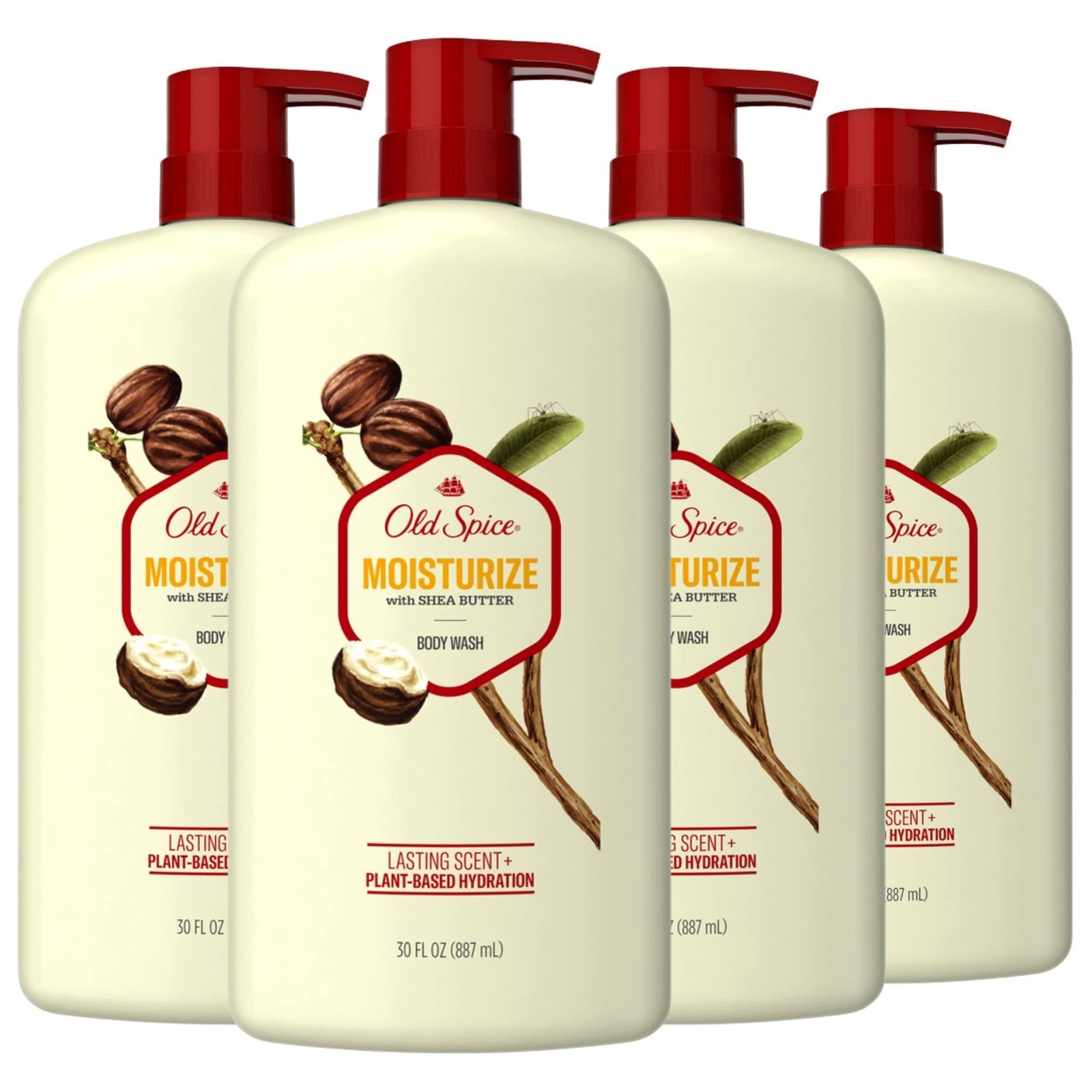 Old Spice Body Wash Shower Fresh (30 oz, 4-pack)