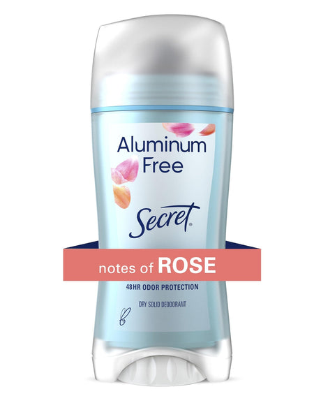Secret Aluminum Free Deodorant Rose (2.4 oz)