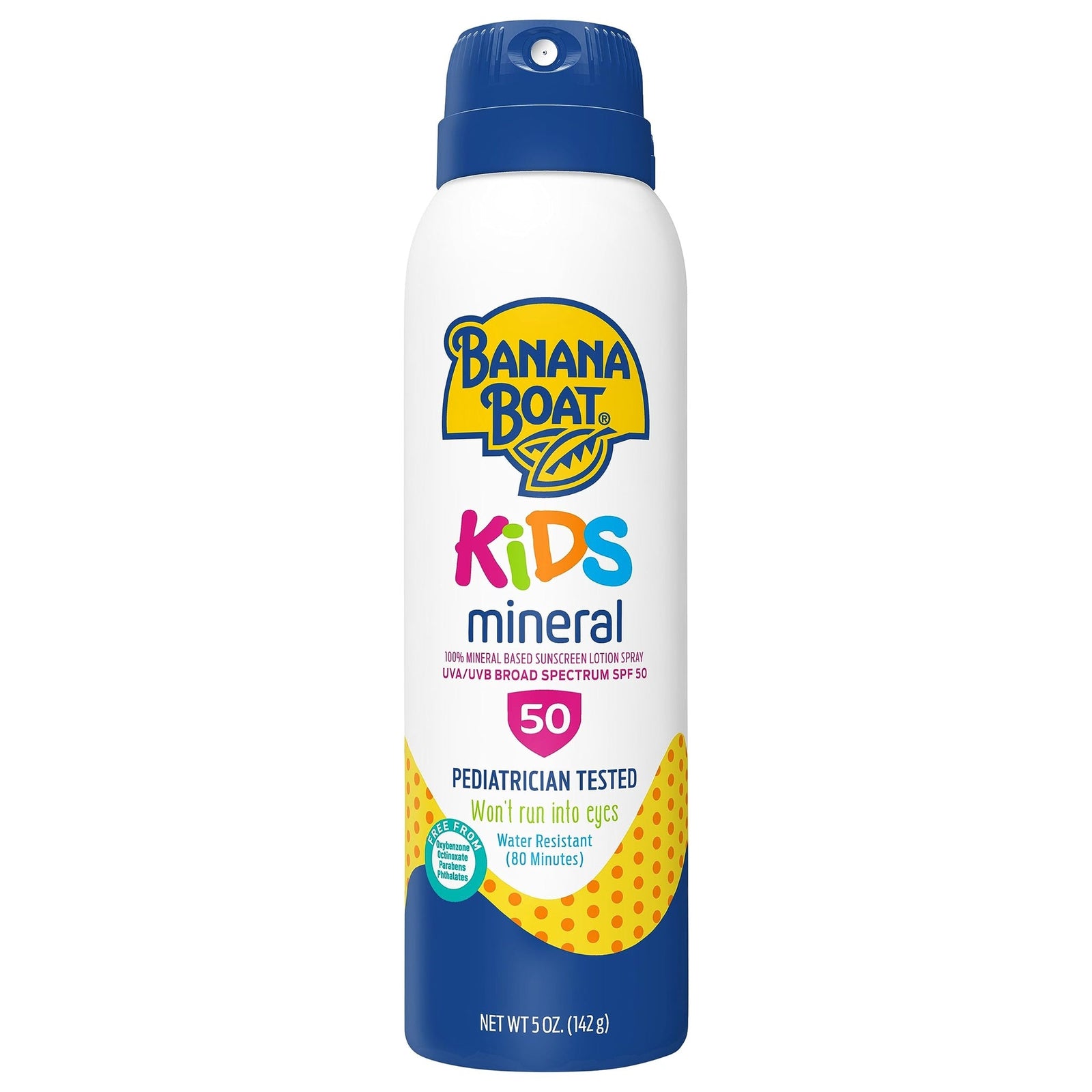 Banana Boat Mineral Kids Sunscreen Spray SPF 50 (5 oz)