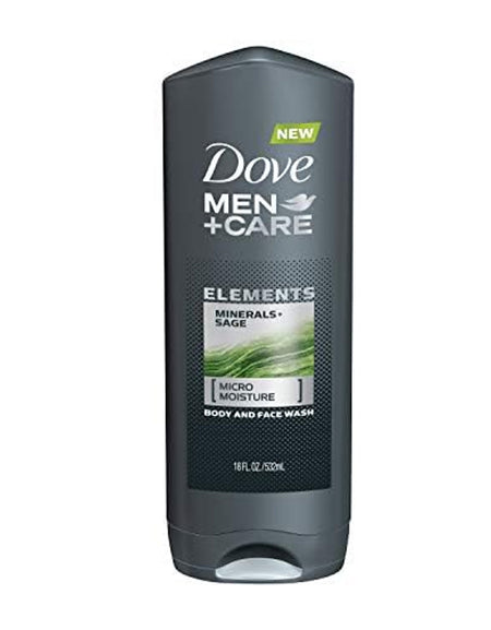 Dove Men+Care Body Wash Mineral + Sage (18 oz, 4-pack)