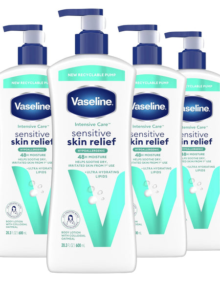 Vaseline Sensitive Skin Lotion (20.3 oz, 4-pack)
