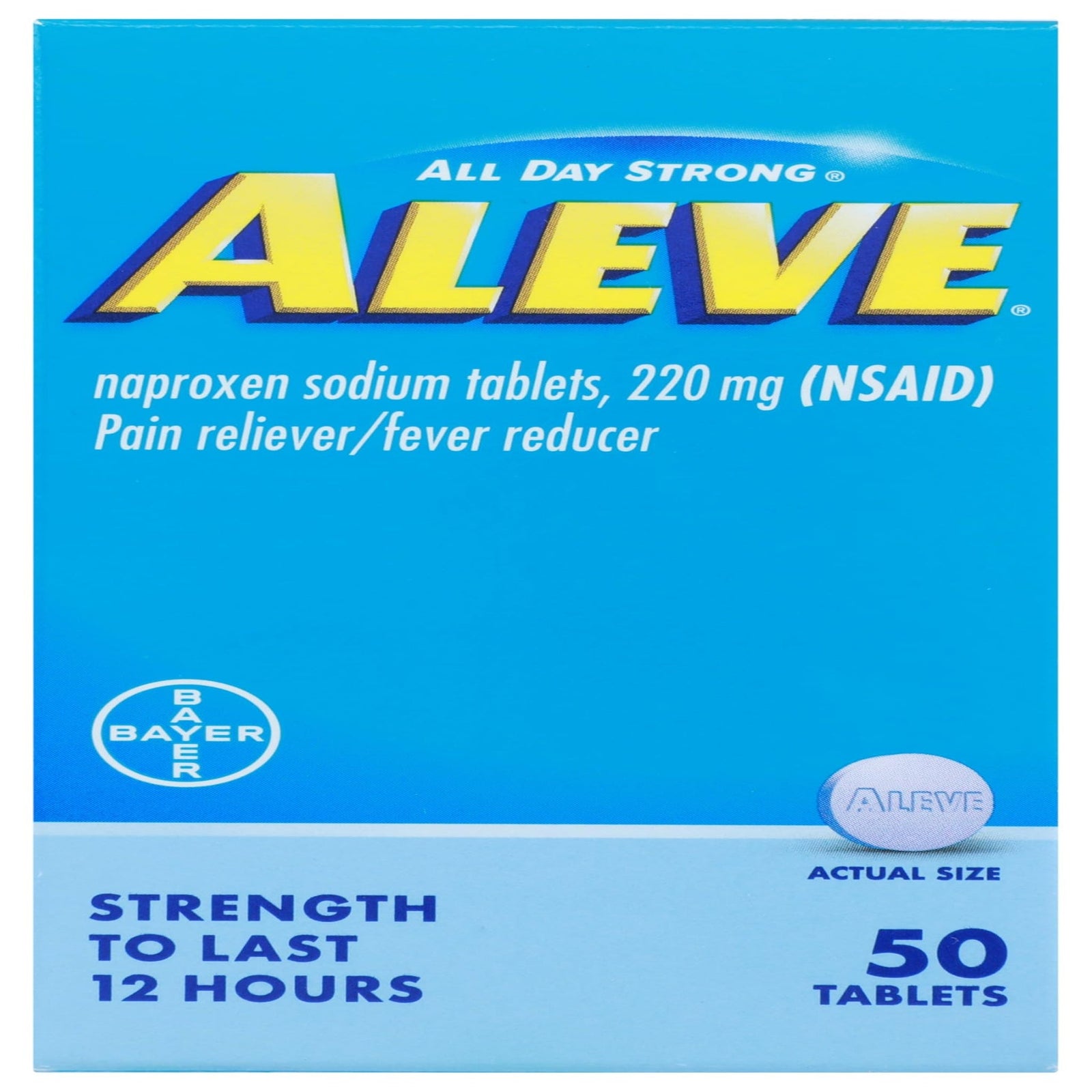 Aleve Pain Reliever Tablets (50 ct)