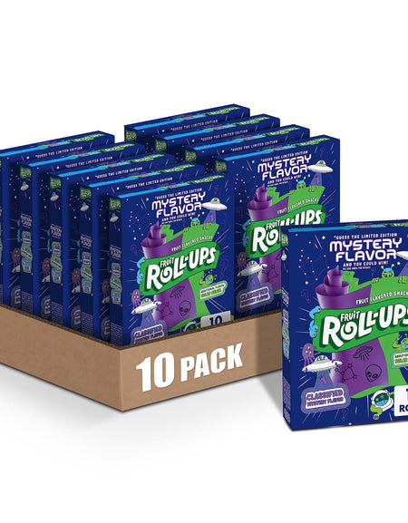 Fruit Roll-Ups Fruit Snacks Mystery/Solar Melon (10 Count, 10 Pack)