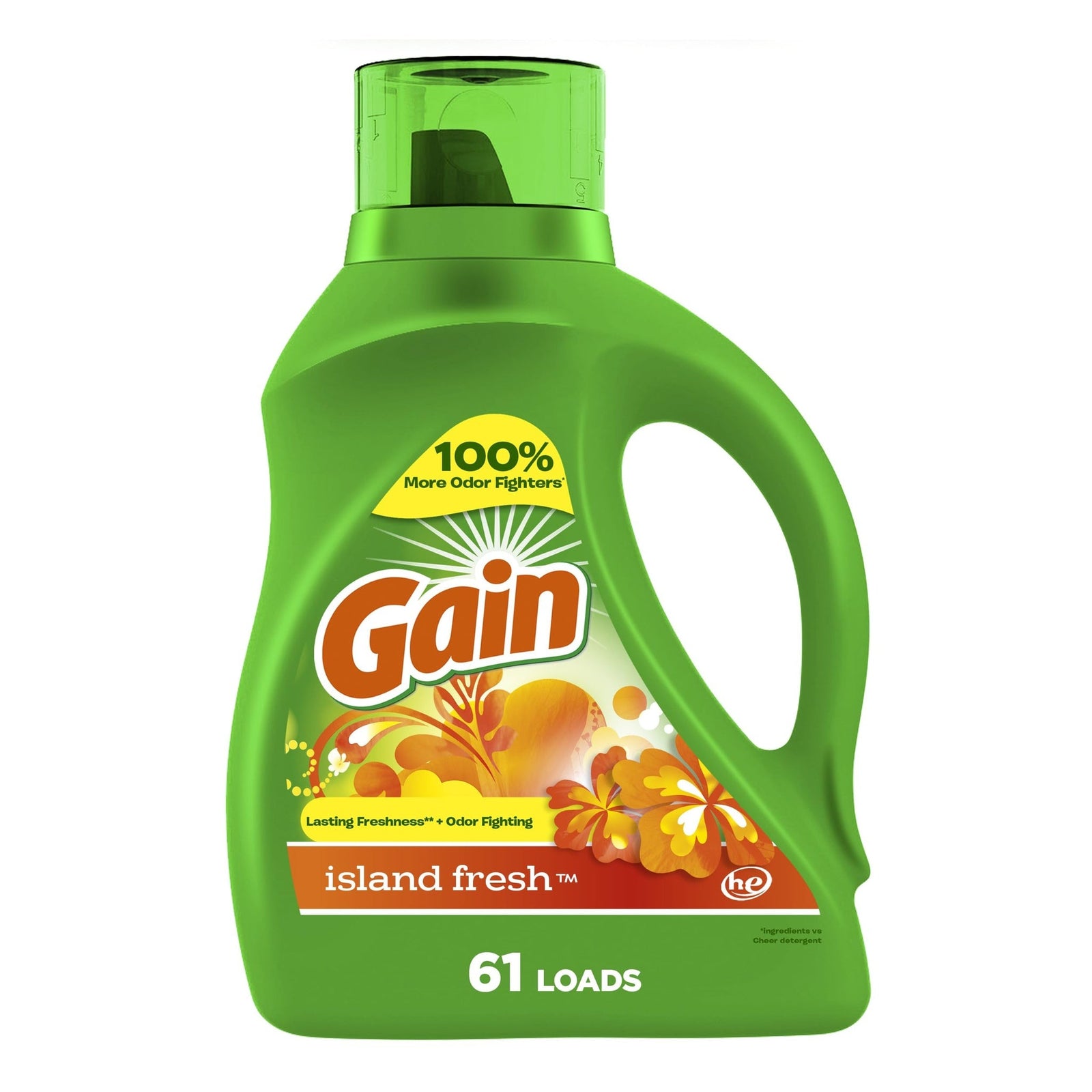 Gain Liquid Laundry Detergent Island Fresh (88 oz)