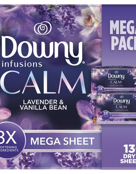 Downy Infusions Dryer Sheets CALM (130 Count)