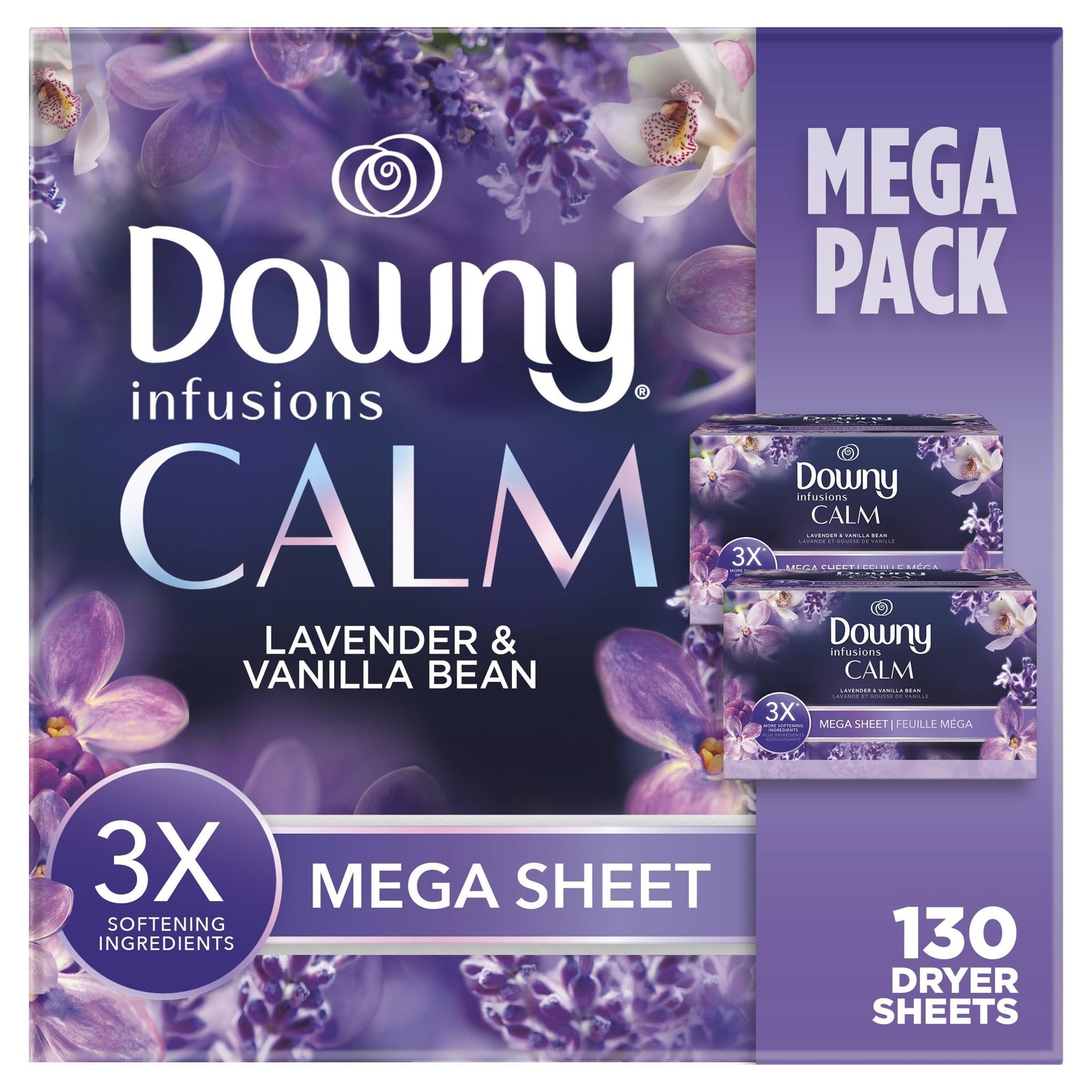 Downy Infusions Dryer Sheets CALM (130 Count)