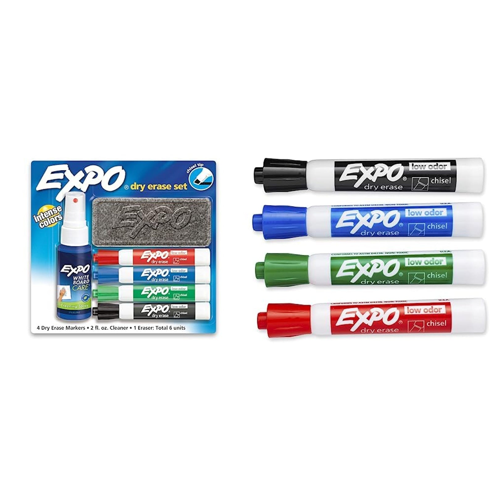 EXPO Dry Erase Marker Starter Set + 4-Count Set