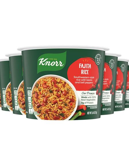 Knorr Rice Cup Fajita Rice (2.6 oz, 8 Count)