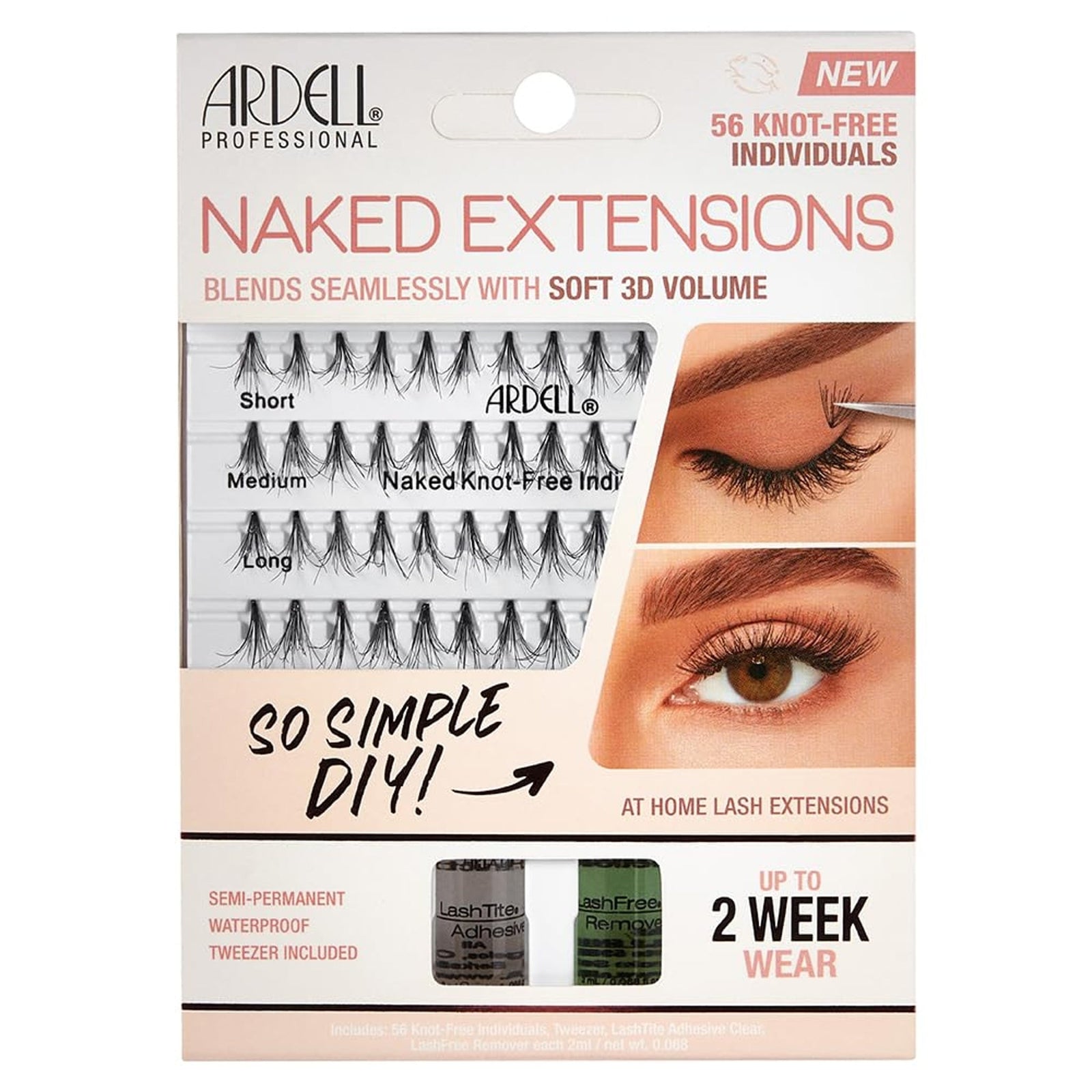Ardell Naked Lash Extensions Kit (56 Lashes)